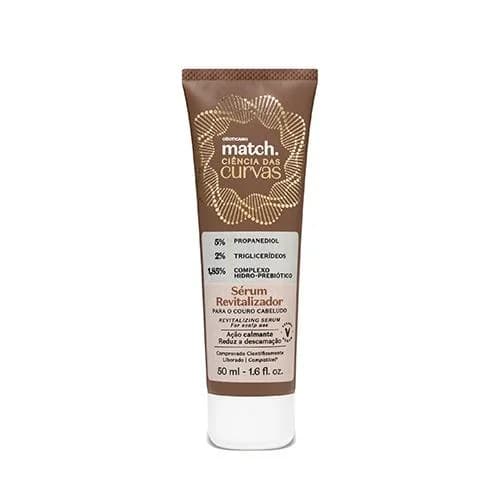 Sérum Revitalizador Couro Cabeludo Match Ciência das Curvas, 50ml
