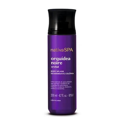 Body Splash Nativa Spa Orquídea Noire, 200ml