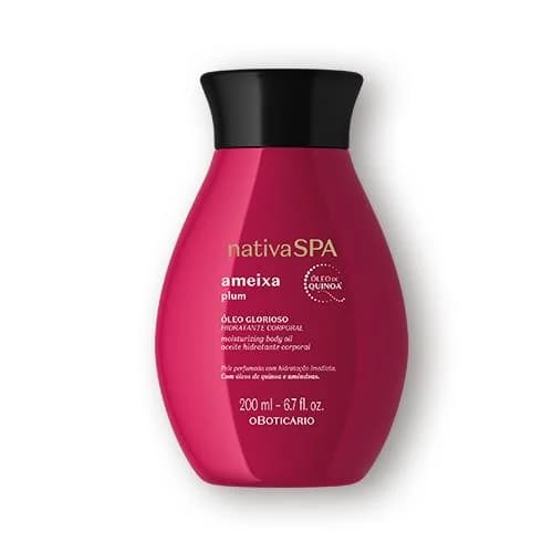 Óleo Glorioso de Banho Nativa Spa Ameixa, 200ml